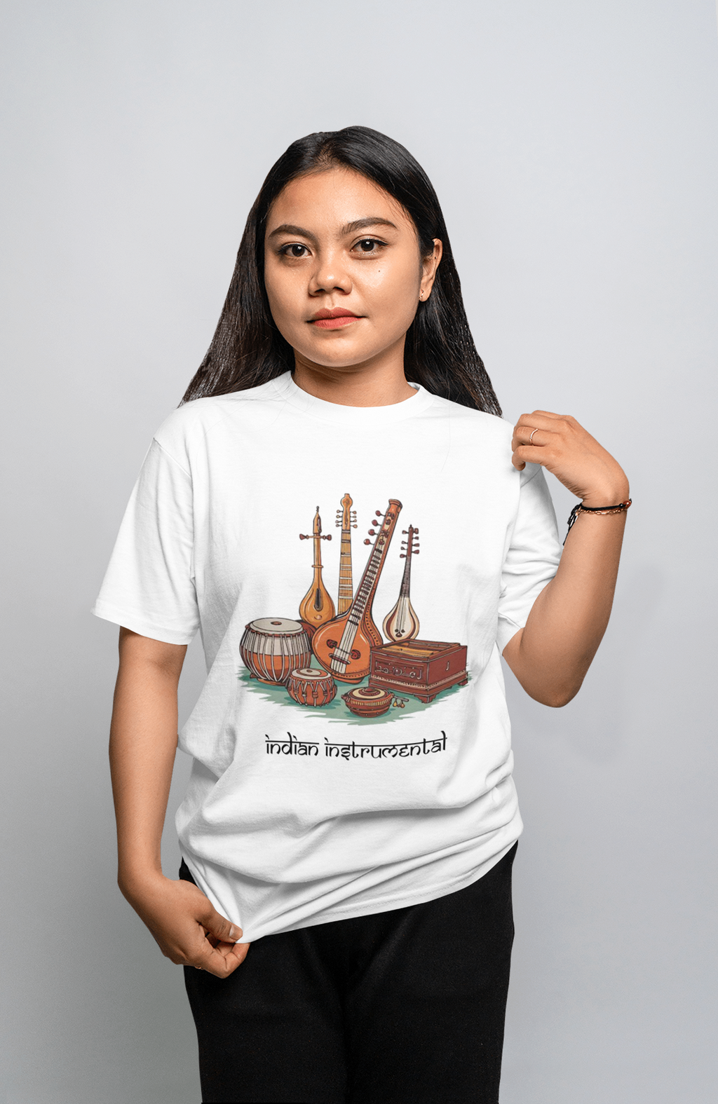 Indian Instrumental Female T-shirt