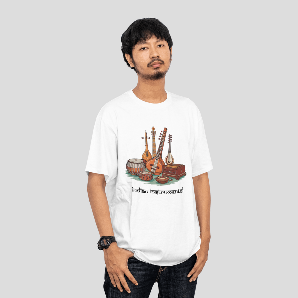 Indian Instrumental Men T Shirt